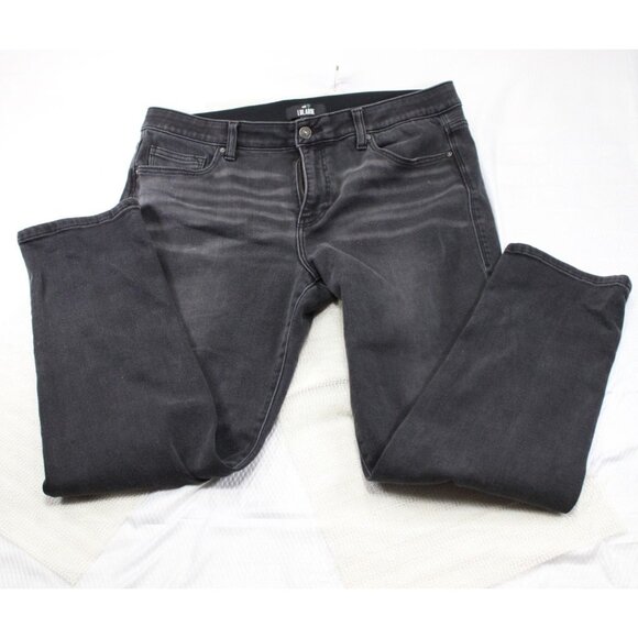 LuLaRoe Womens Charcoal Denim Jeans Size 32 Cotton Blend - Picture 1 of 8